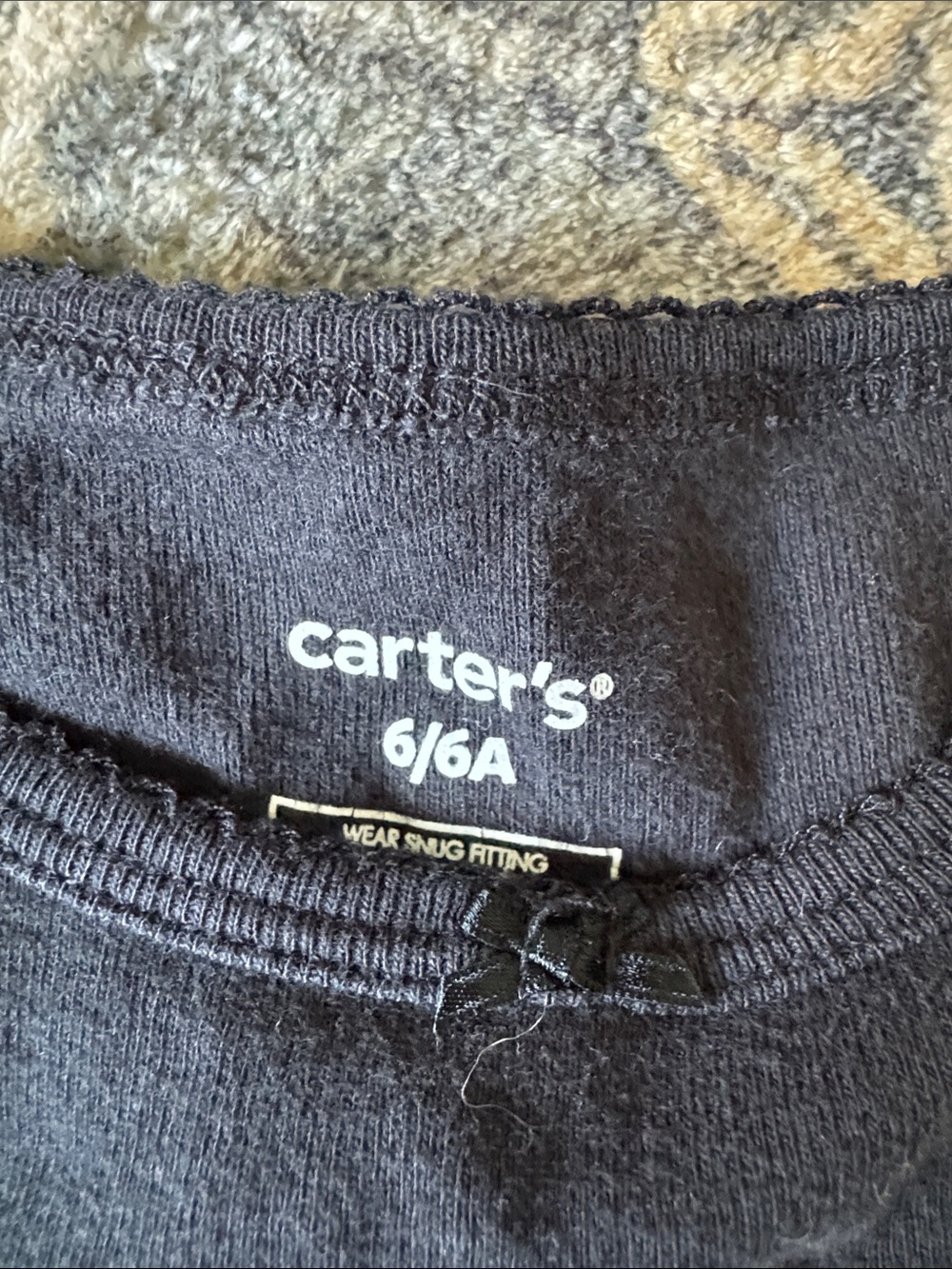 Carters Skeleton PJs - Picture 4 of 6